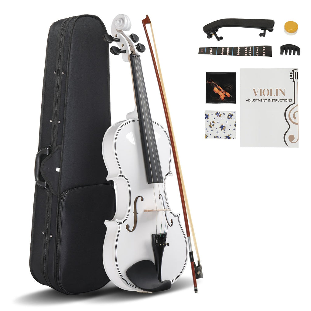 [Do Not Sell on AmazonFull Size 4/4 Violin Set for Adults Beginners Students with Hard Case,Violin Bow,Shoulder Rest,Rosin,Extra Strings and Sordine