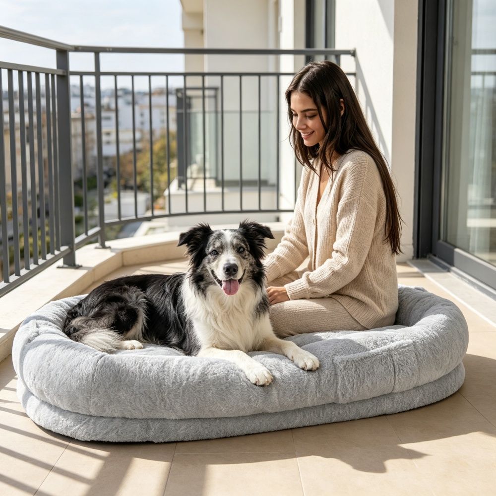 Dog Bed with Non-Slip and Easy to Clean for Bedroom