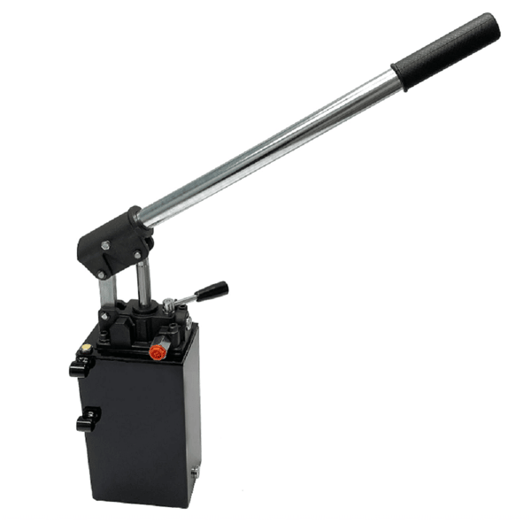 Double Acting Hydraulic Pump 3/8" NPTF Port & 21" Steel Handle for Outdoor Use