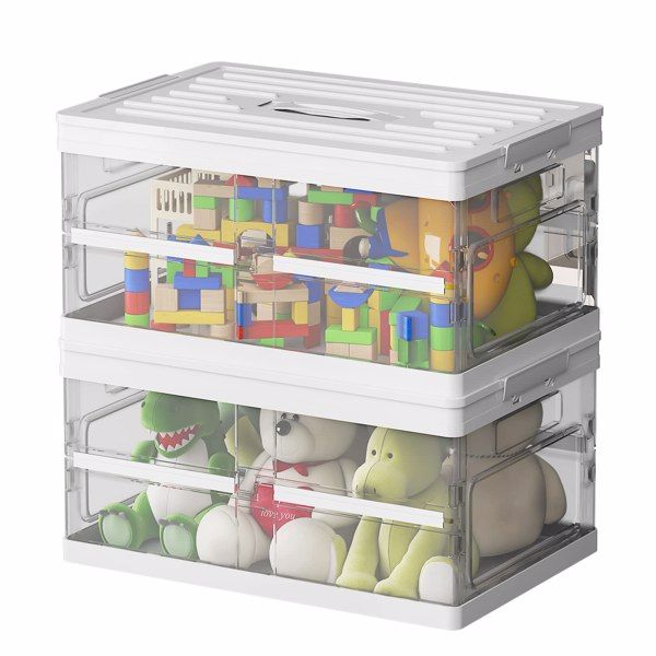 Double Door Five-tier Storage Cabinet White