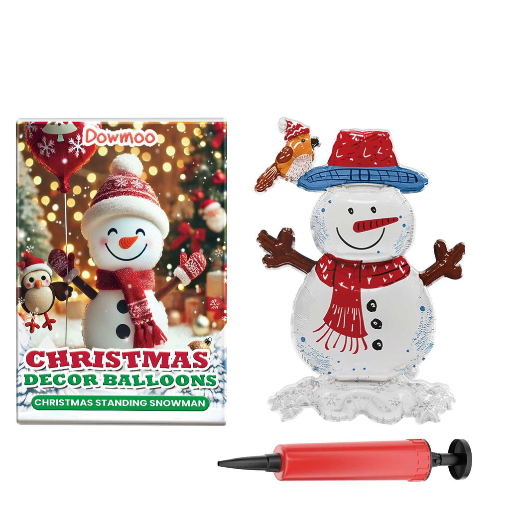 Dowmoo Christmas Balloons Balloon Standing Santa Claus Reindeer Christmas Tree Event Atmosphere Arrangement