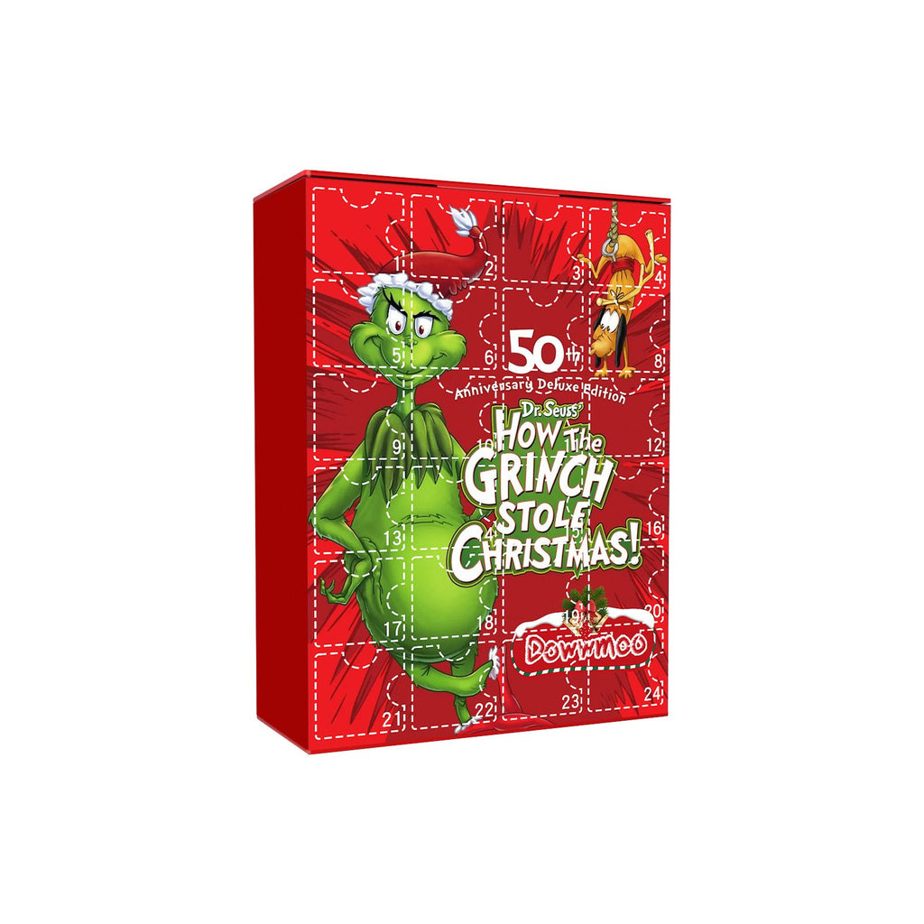 Dowmoo Green Sulley Grinch Blind Box Green Sulley Grinch Series 24 Box Christmas Cartoon Toy Blind Box