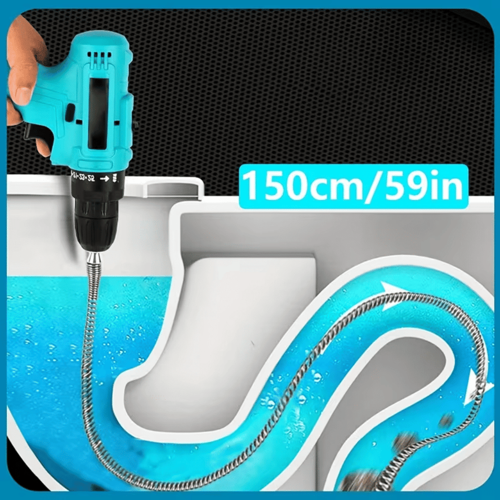 Drain snake, drain clog remover - sink drain cleaning tool. Unclogs toilet, shower, kitchen, bathroom, and bathtub drains. Opener and cleaning tool.