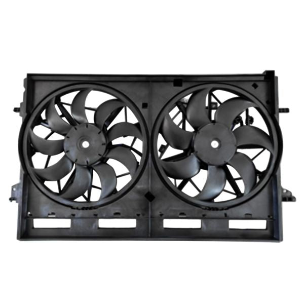 Dual Radiator Cooling Fan Assembly w/o Control Module for Nissan Rogue Platinum S SL SV L4 2.5L 2021-2023 21481-6RA0A NI3115166 214816RA0A