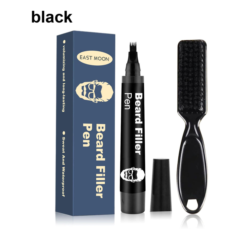 East Moon Beard Filler Pen, Detachable And Easy-To-Use Filler Pens Make It Easy To Create A Bushy Beard Hairline