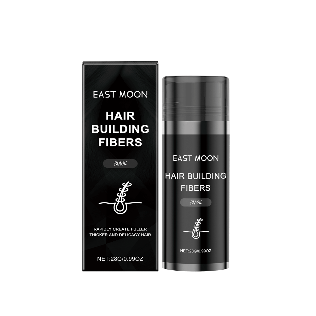 East Moon Black Hair Fiber Powder Refreshing Oil Control Leave-In Fluffy Hair Care Fiber Powder