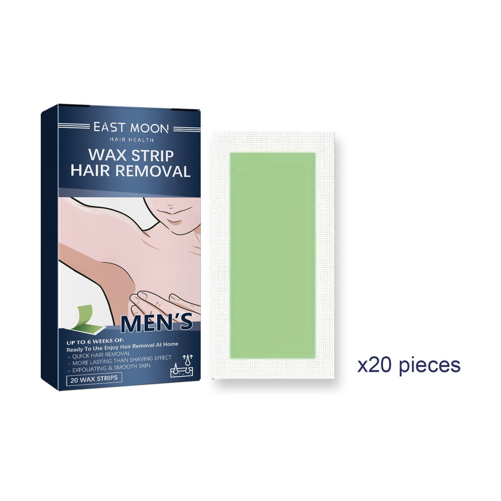 East Moon Waxing Paper For Men, Arms, Underarms, Legs, Gentle, Non-Irritating, Clean, Quick Hair Removal