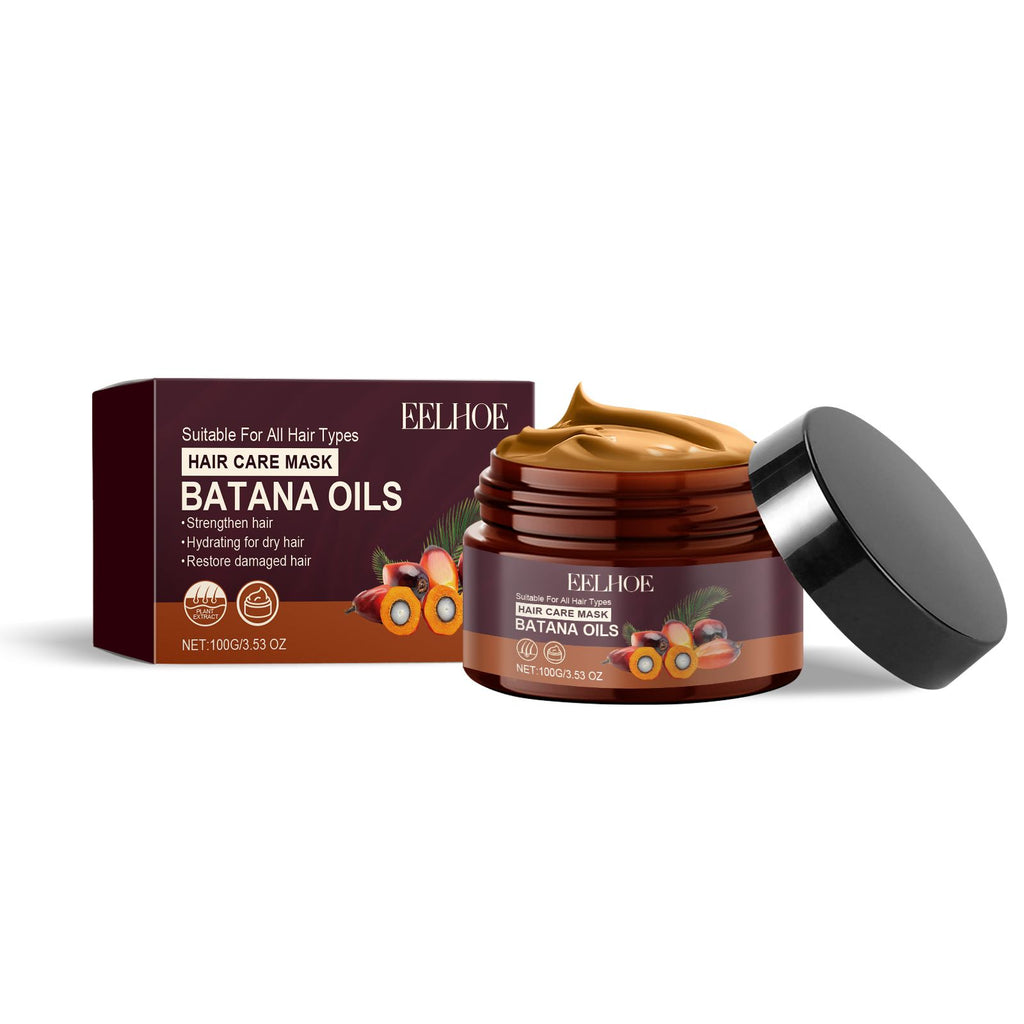 EELHOE Batana Hair Mask Keratin Hair Care Smooth Smooth Active Fluffy Hair Care Mask