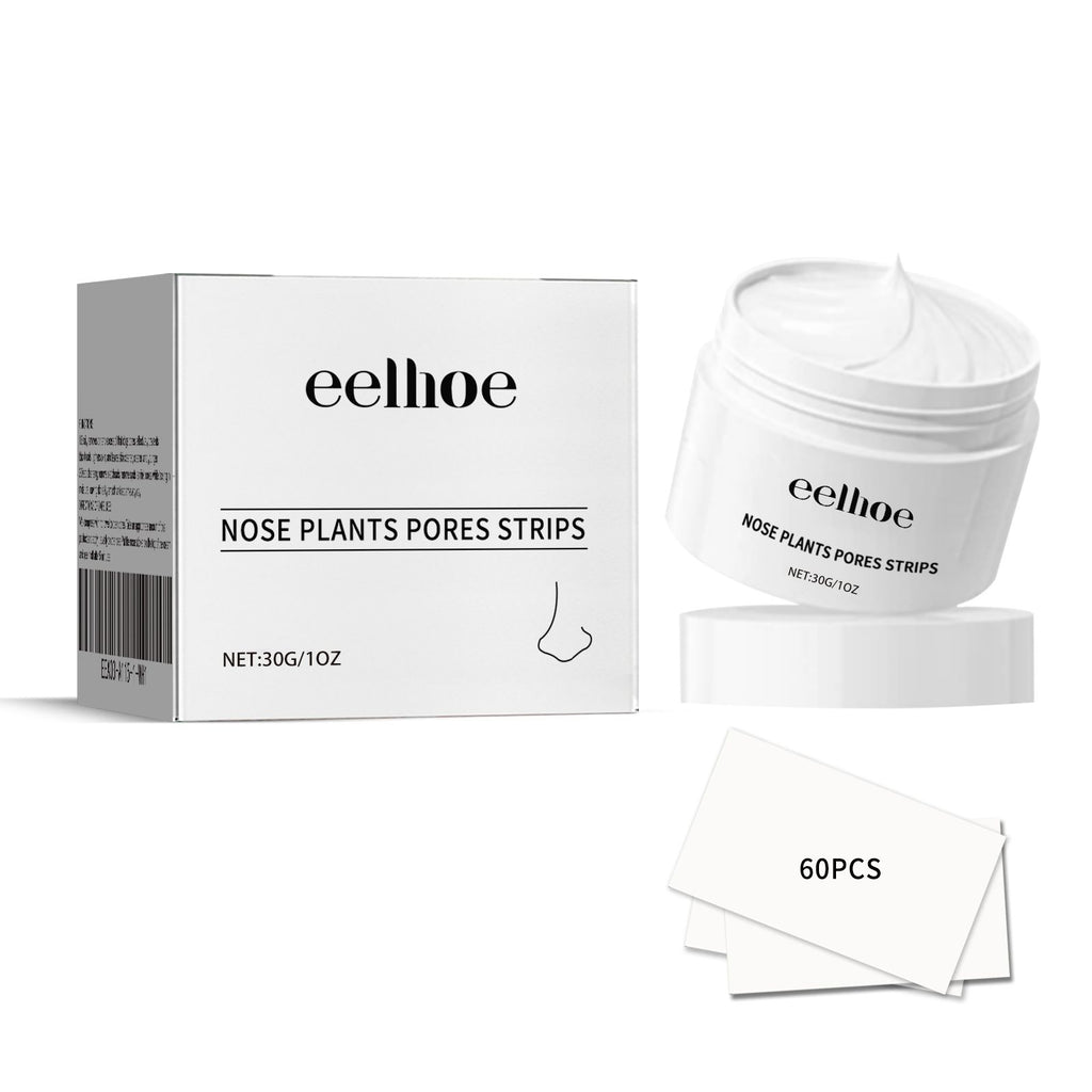 EELHOE Blackhead Cleansing Cream Skin Oil Blackheads Acne Exfoliating Cleansing Pore Tearing Nose Patch