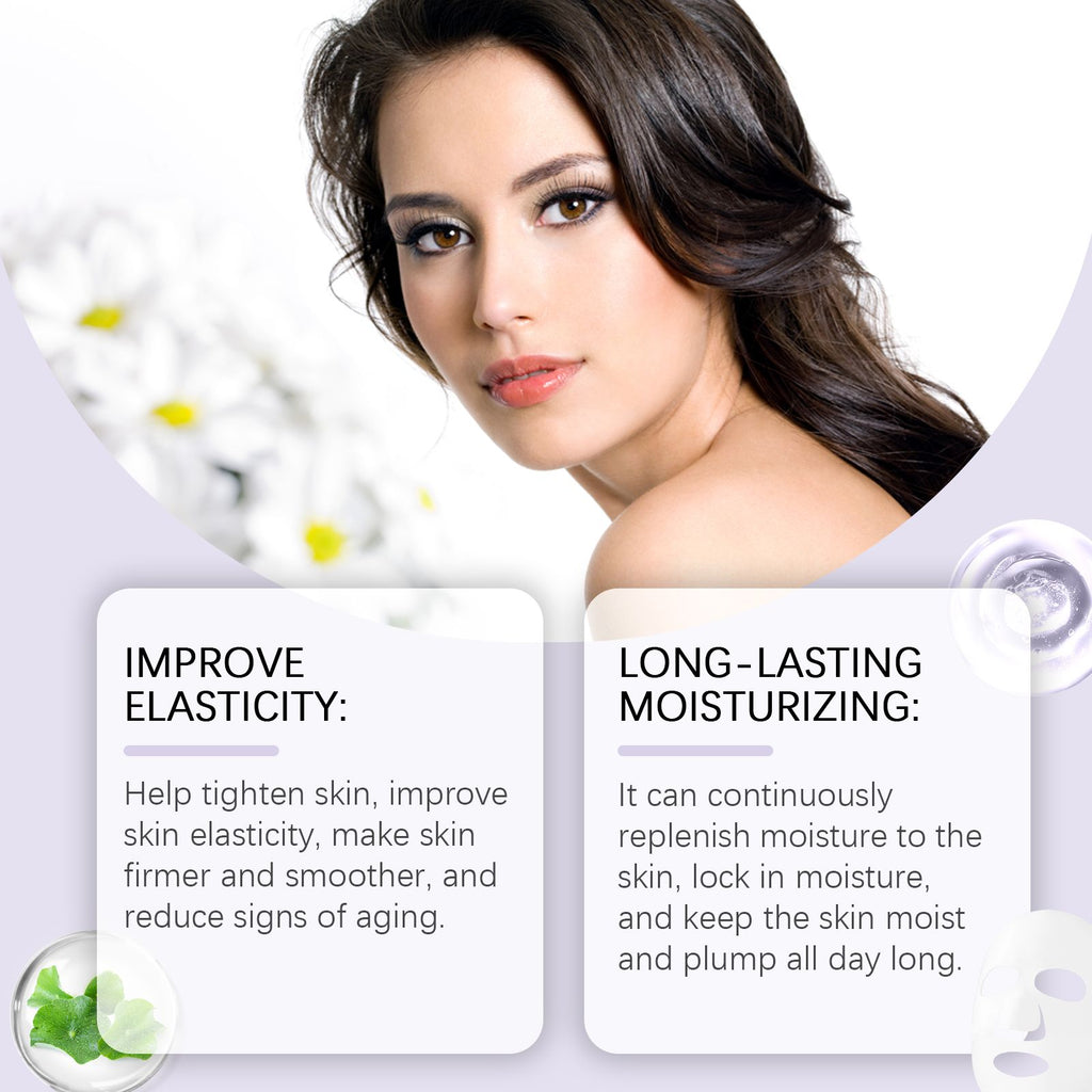 EELHOE Collagen Facial Mask (Boxed) – Hydrating, Moisturizing, Lifting Facial Skin, Nourishing Skincare Essence