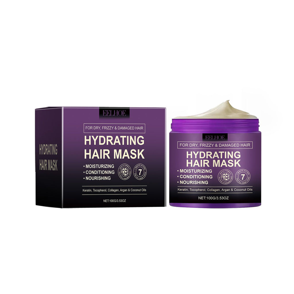 EELHOE Collagen Hair Mask Nourishing Moisturizing Hydrating Hair Soft, Fluffy And Moisturizing Essence Hair Mask