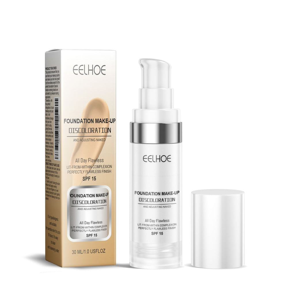 EELHOE Concealer Color Change Liquid Foundation Concealer Long-Lasting Moisture Moisturizing, Moisturizing, Moisturizing, Warming, Brightening And Clear Complexion