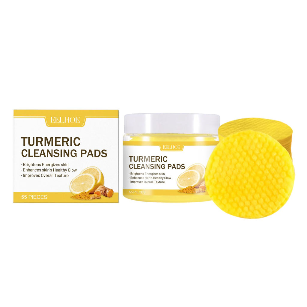 EELHOE Ginger And Lemon Makeup r Cleansing Pad, Facial Makeup Gentle Clean Makeup, Care For Skin Without Tight