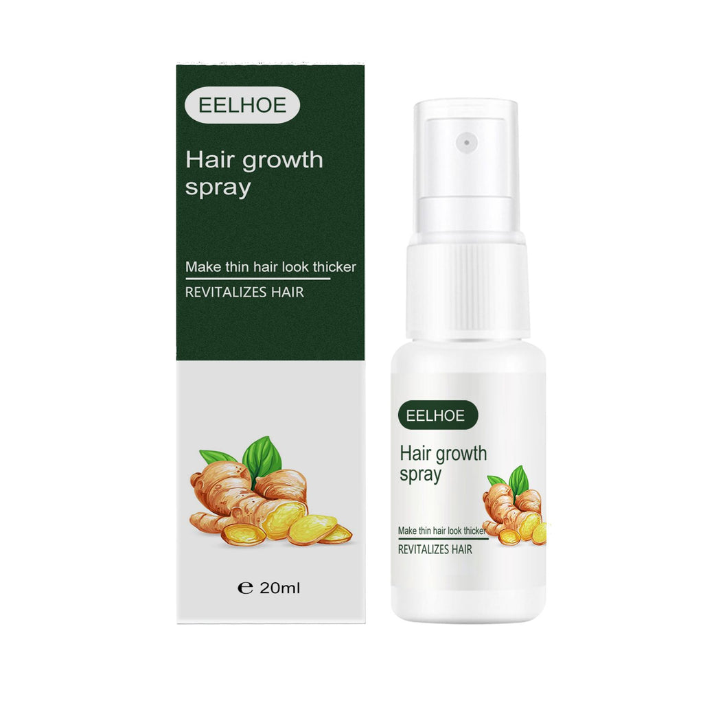 EELHOE Ginger Hair Essence, Strength Growth Liquid Hair Care And Root Care Spray