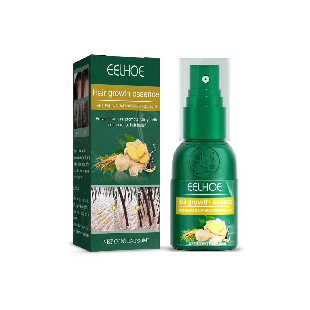 EELHOE Ginger Spray, Nourishing And Nourishing Hair Root, Hair Care Solution To Scalp Loss