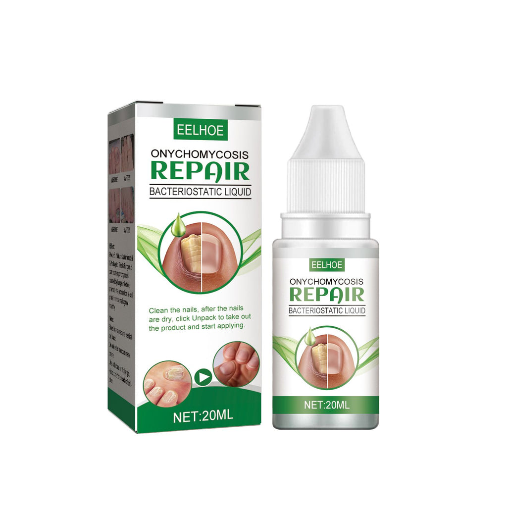 EELHOE Grey Nail Solution, Thickening Grey Nail Solution Thickening Discoloration Peeling Soft Nails