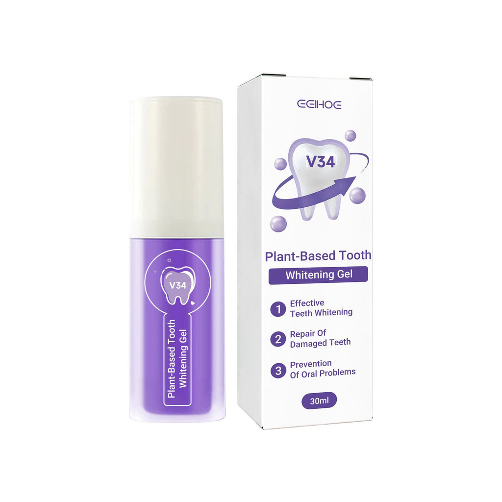 EELHOE Plant-Based Tooth Gel, Clean The Tartar Very Well Tartar Smoke Moth-Proofing Manner And Pure And Fresh Bright White Teeth Gel