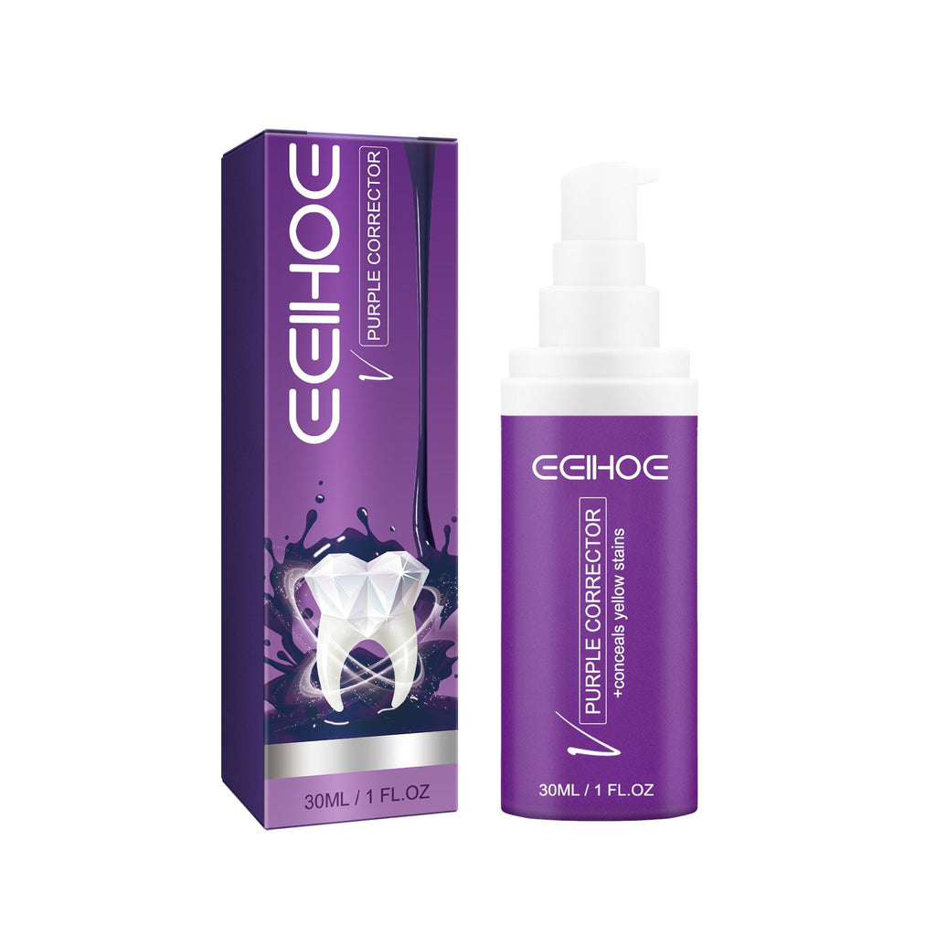 EELHOE Purple or, Clean Stains Teeth Care Gums Fresh Mouth Care Toothpaste