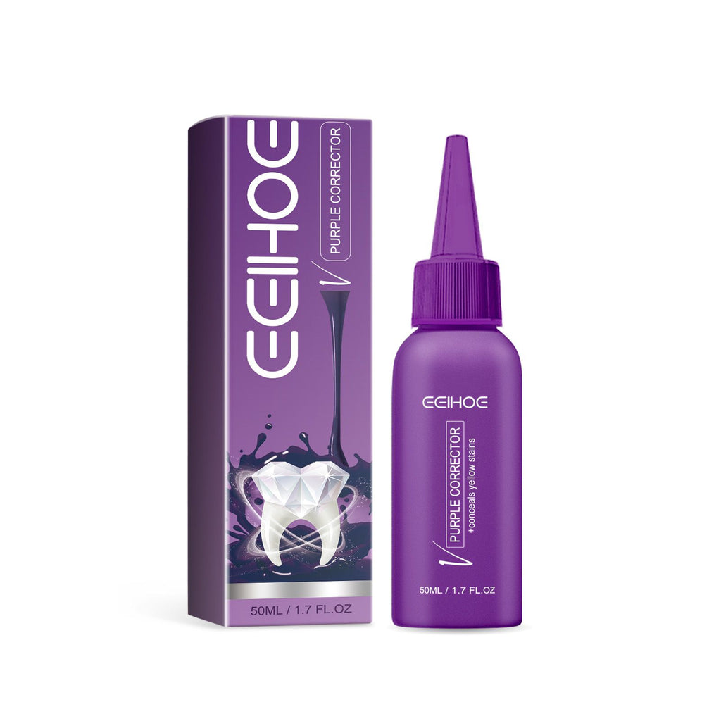 EELHOE Purple or, To Tartar Very Well Teeth Yellow Teeth Beauty Clean Mouth Smell Bad Breath Teeth Cleaning Fluid