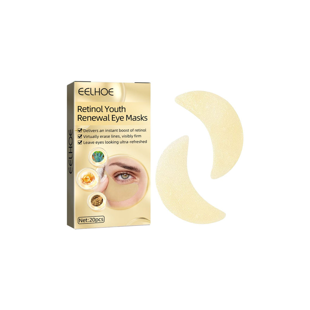 EELHOE Retinol Eye Mask, Lightening And Lifting Fine Lines Around Eyes Dark Circles And Eye Bags Moisturizing Eye Mask