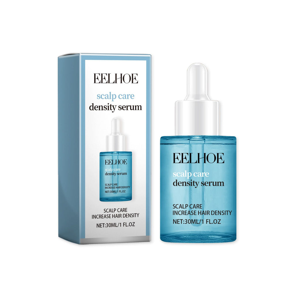 EELHOE Scalp Care Density Serum, Moisturizing And Nourishing Hair Root Thickening Hair Luster Soft And Dense Hair Solution