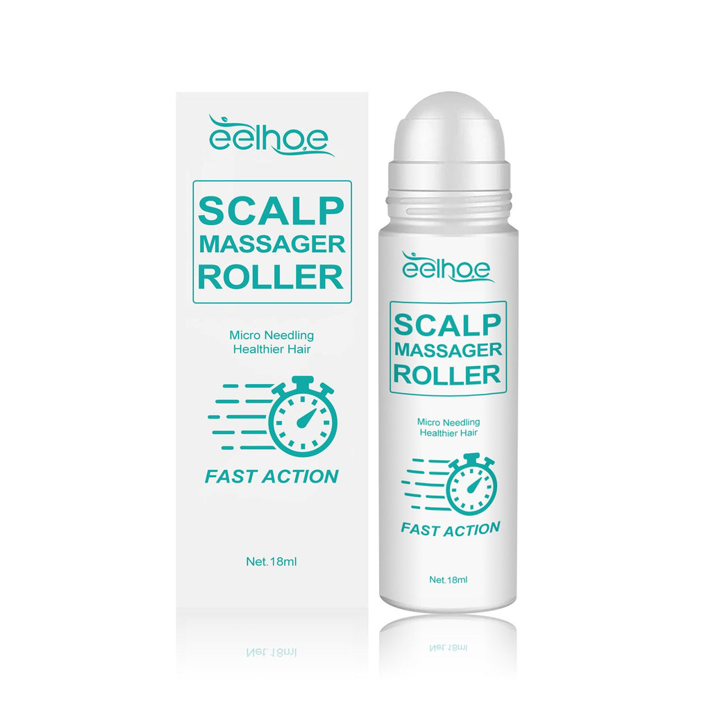 EELHOE Scalp Massager Roller, Clean The Itchy Scalp Refreshing And Moist Skin Moisturizing Off The Wheel