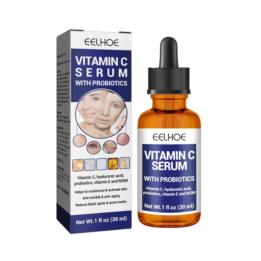 EELHOE Vitamin C Facial Essence, s Spots Acne Fine Lines, Moisturizes Facial Essence