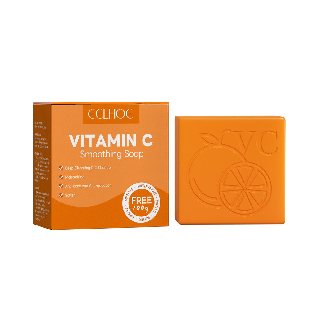 EELHOE Vitamin C Soap For Blemish Reduction Deep Clean Moisturizing And BrighTening Skin Beauty Soap