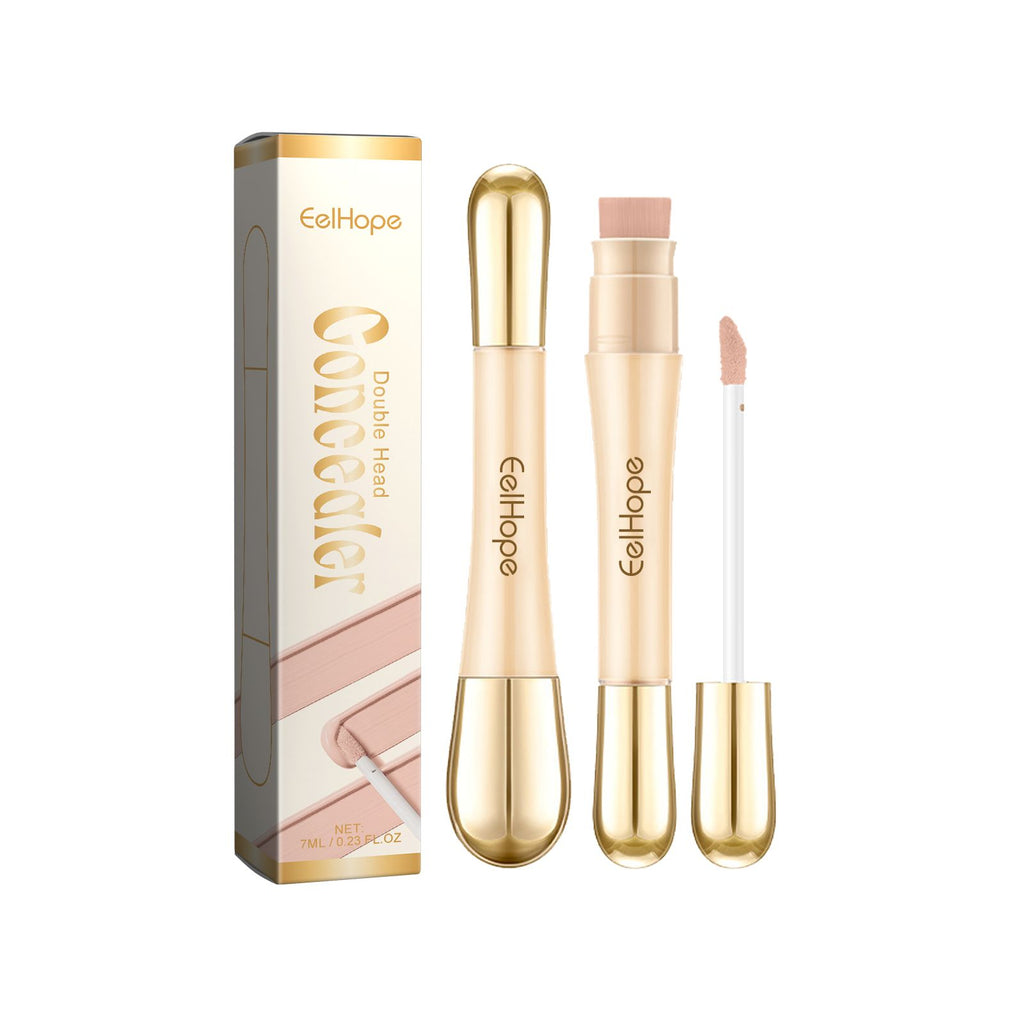 Eelhope Double Head Concealer, Brightening And Waterproofing Concealer Stick