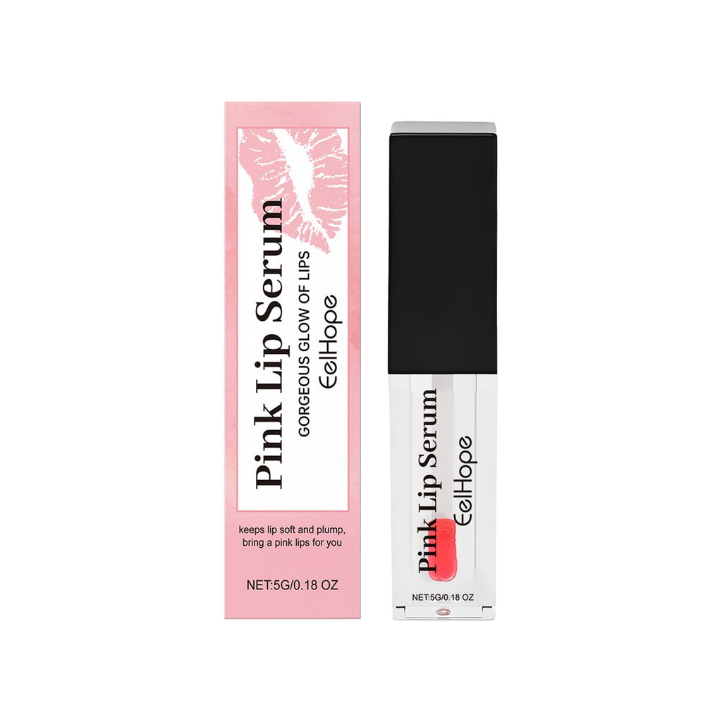 Eelhope Pink Lip Oil Care Lip Skin Color Brightening Moisturizing Lip Moisturizing Lip Gloss