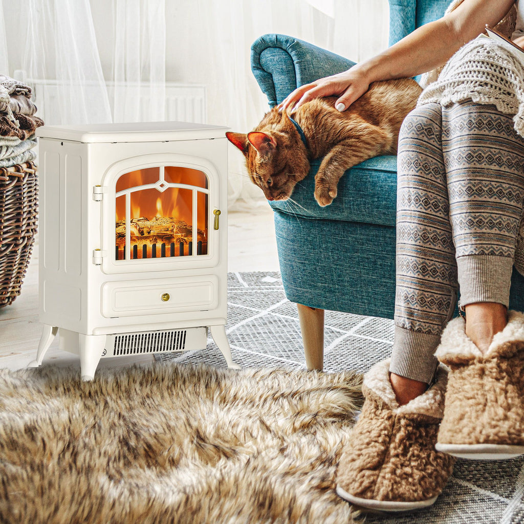 Electric Fireplace Heater LED Flame Fireplace Stove(No shipments on weekends)