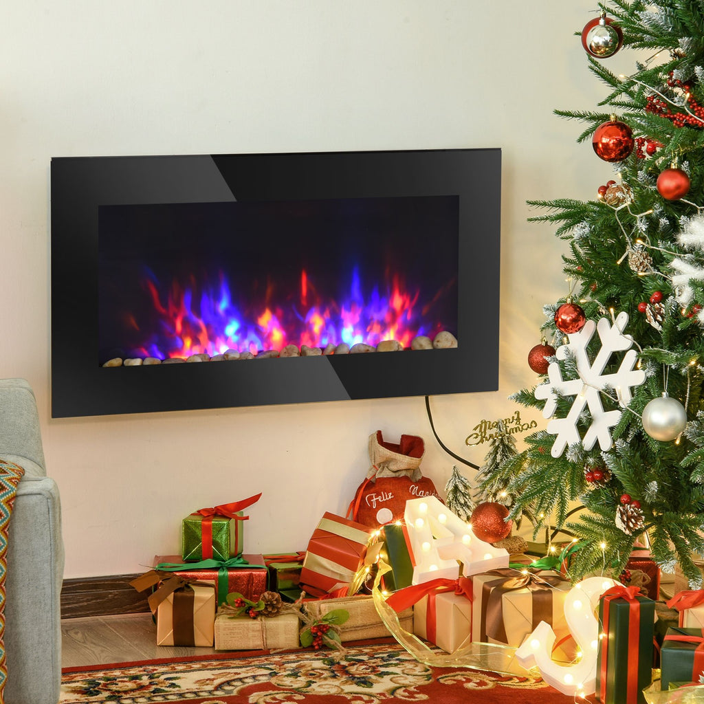 Electric Wall-Mounted Fireplace(No shipments on weekends)