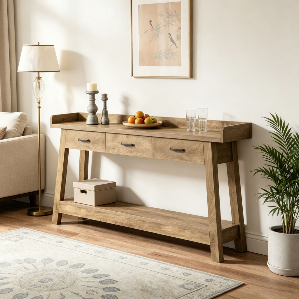 Elegant Long Console Table for Hallway