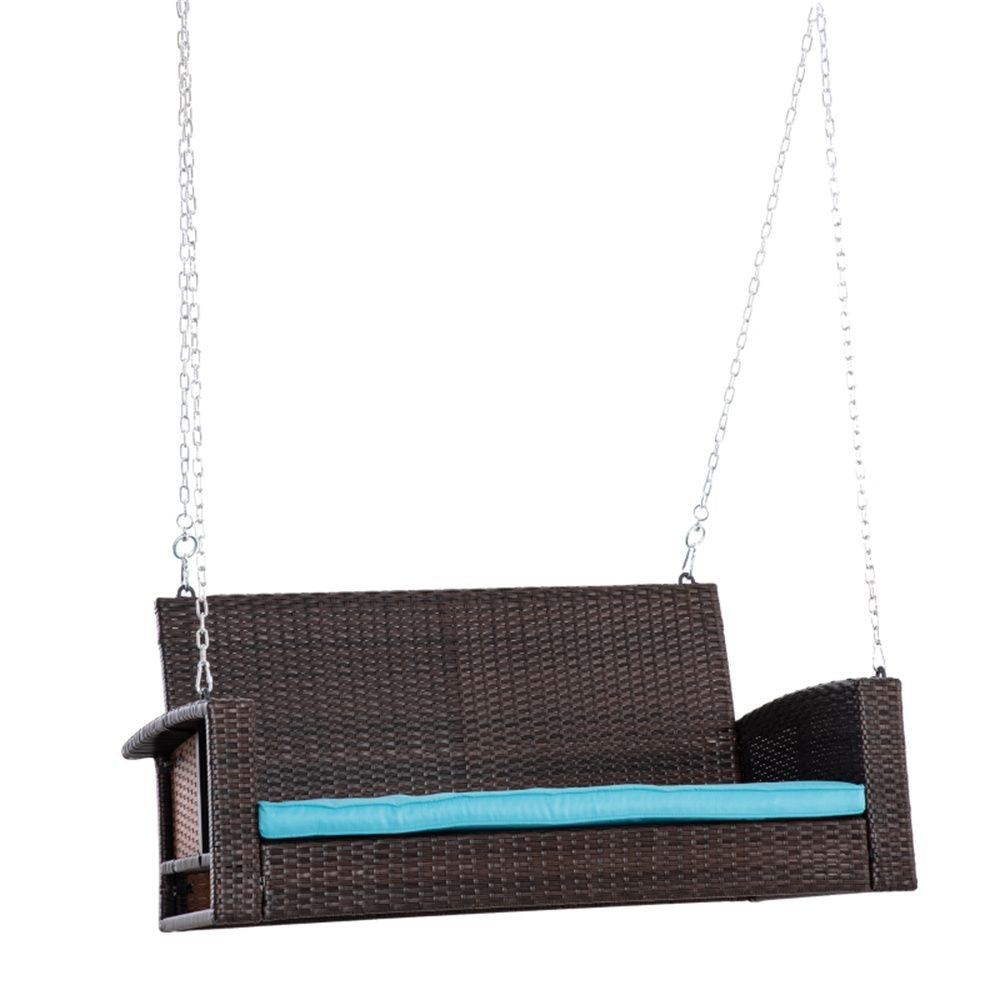 Elegant Outdoor Patio Swing with Removable Cover 50 Inches for Outdoor