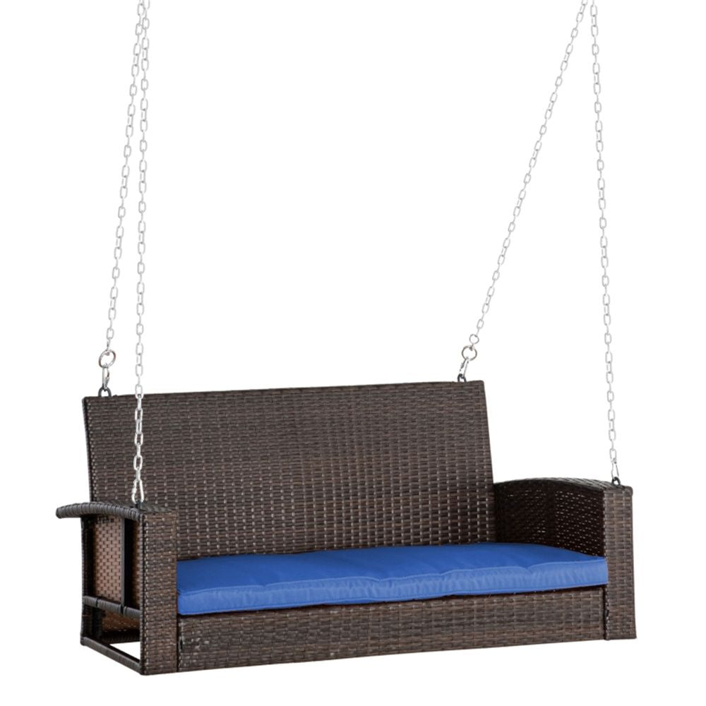 Elegant Outdoor Patio Swing with Removable Cover 50 Inches for Outdoor