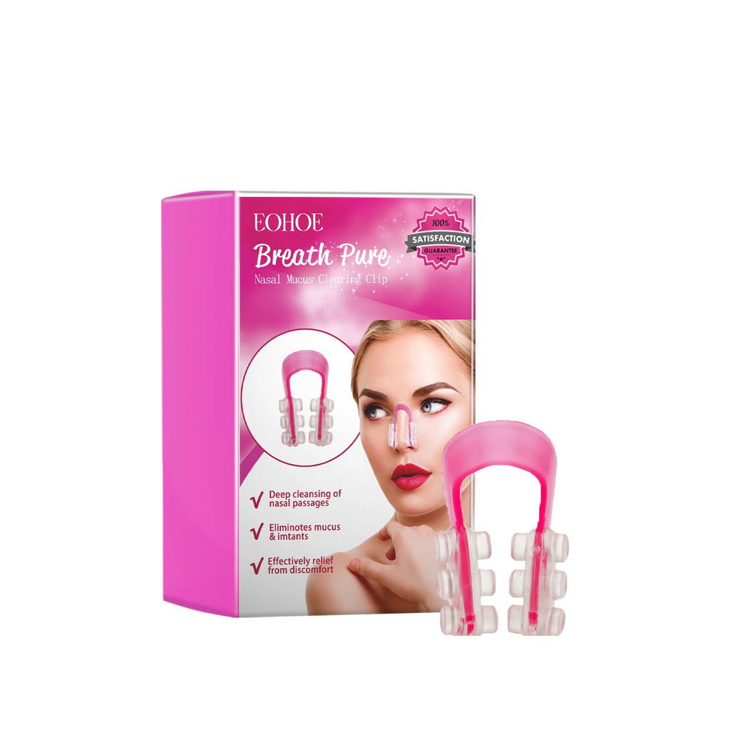 EOHOE Nasal Mucus Clearing Clip, Deep Cleaning Nasal Mucus To Nasal Congestion And Discomfort Breathing Smooth And Comfortable