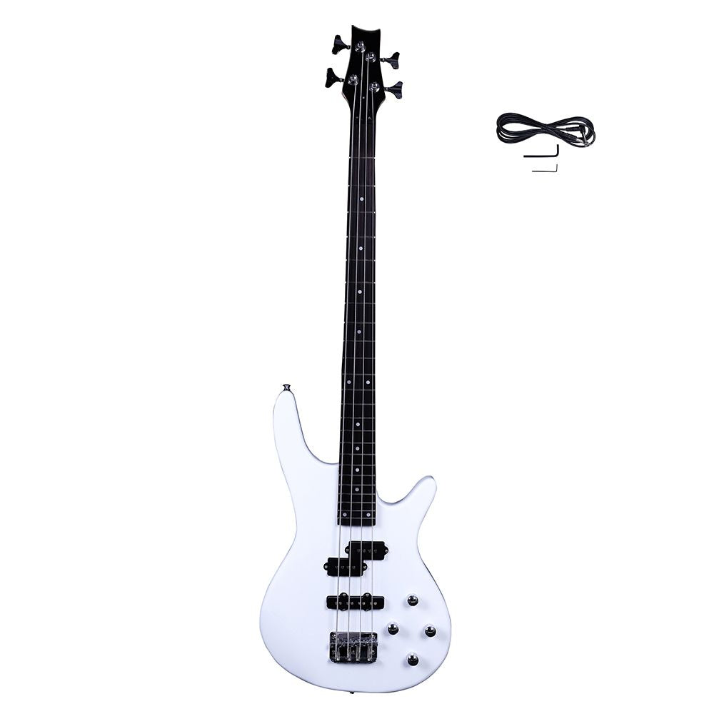 Exquisite Stylish IB Bass with Power Line and Wrench Tool White