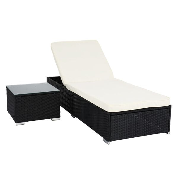 Flat Bed with Tea Table
