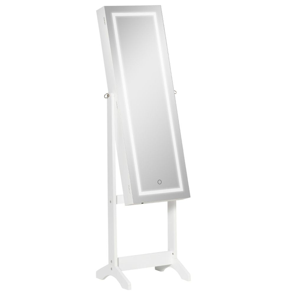 Floor standing jewelry cabinet with LED lights( Amazon Shipping)(Prohibited by WalMart)