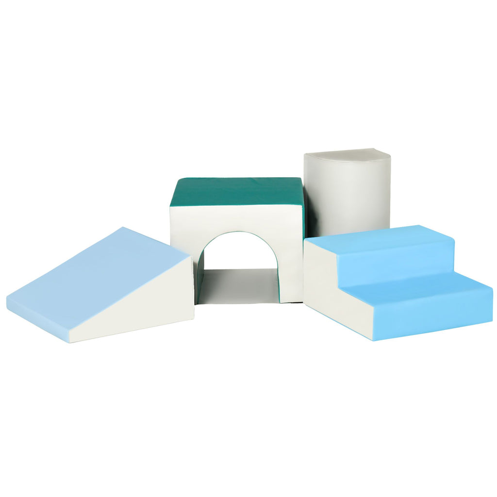 Foam Climbing Playset for Toddlers, Vibrant Soft Play Escapade, Adventurous Playtime Wonderland