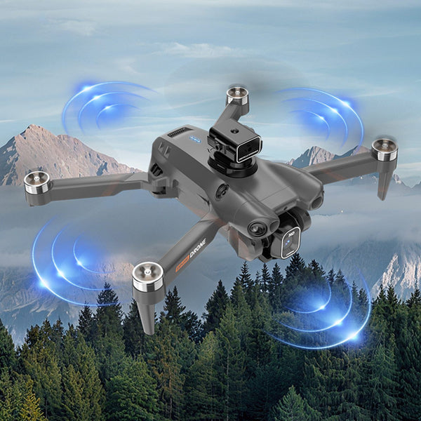 Foldable Quadcopter Drone | Brushless Motors, Large Display Remote Control, 360° Obstacle Avoidance, Optical Flow Hovering Technology, Front/Back Flips, Long-range, High-quality image 2