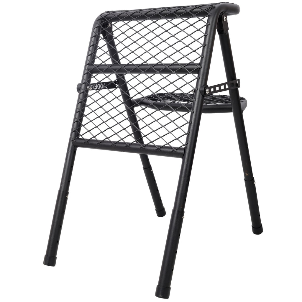 Foldable SUV Tire Ladder Adjustable Vehicle Access Step for Truck SUV RV Offroad