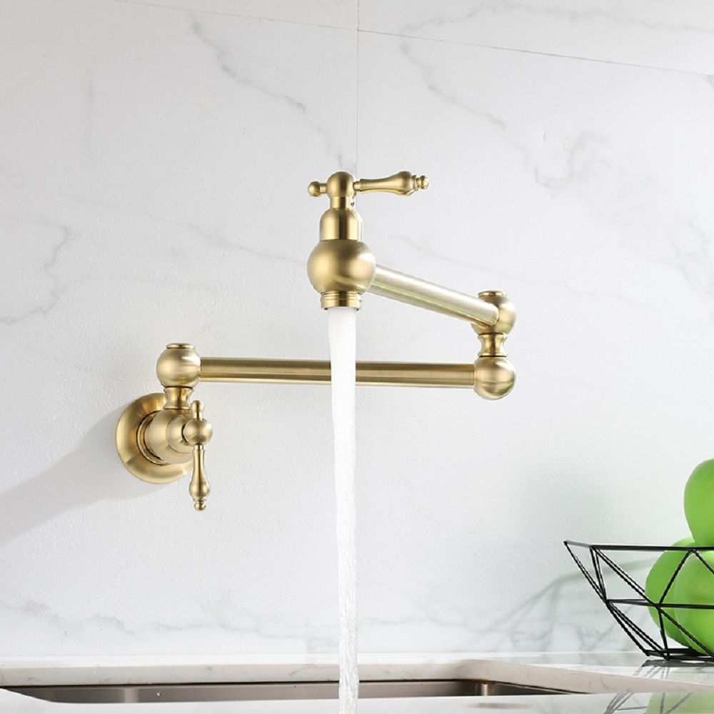 Folding faucet Pot Filler Faucet Wall Mount