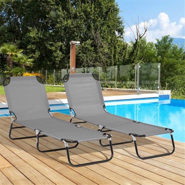 Folding Lounge Chairs / beach chair ( Amazon Shipping)(Prohibited by WalMart)