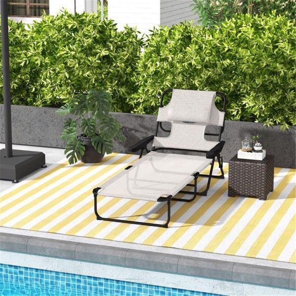 Folding Lounge Chairs / beach chair ( Amazon Shipping)(Prohibited by WalMart)