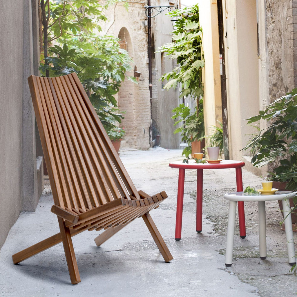 Folding Wood Chair 21.5 Inches for Outdoor