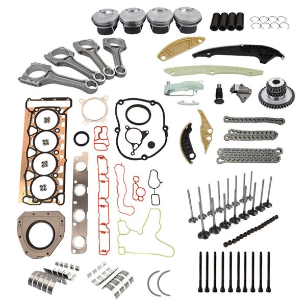 For 2.0 T Audi VW A4 Jetta CCTA CAE CCZ Pistons 23mm Engine Overhaul Rebuild Kit 06H107561L 06H107591L