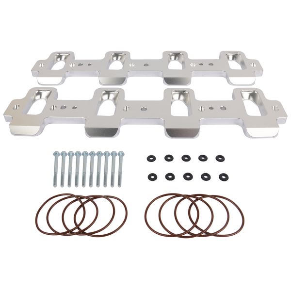 For LS Cathedral Port Cylinder Head to Rectangle Port Intake Manifold Adapters
