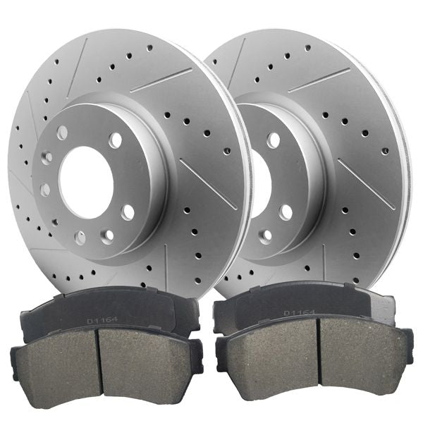 Front Brake Rotors Brake Pads for 2006 - 2012 Fusion MKZ Mazda 6 Mercury Milan