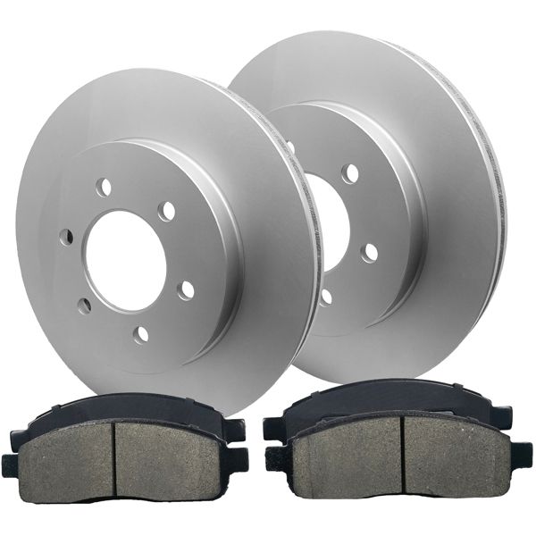 Front Brake Rotors & Pads for 2004-2008 Ford F-150 2006-2008 Lincoln Mark LT V8